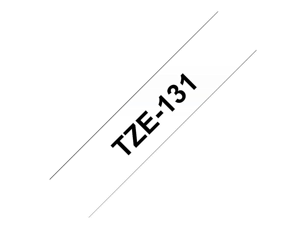 Brother Genuine P-touch TZE-131 Tape, 1/2" (0.47") Standard Laminated P-touch Tape, Black on Clear, Perfect for Indoor or Outdoor Use, Water Resistant, 26.2 Feet (8M), Single-Pack - Image 4