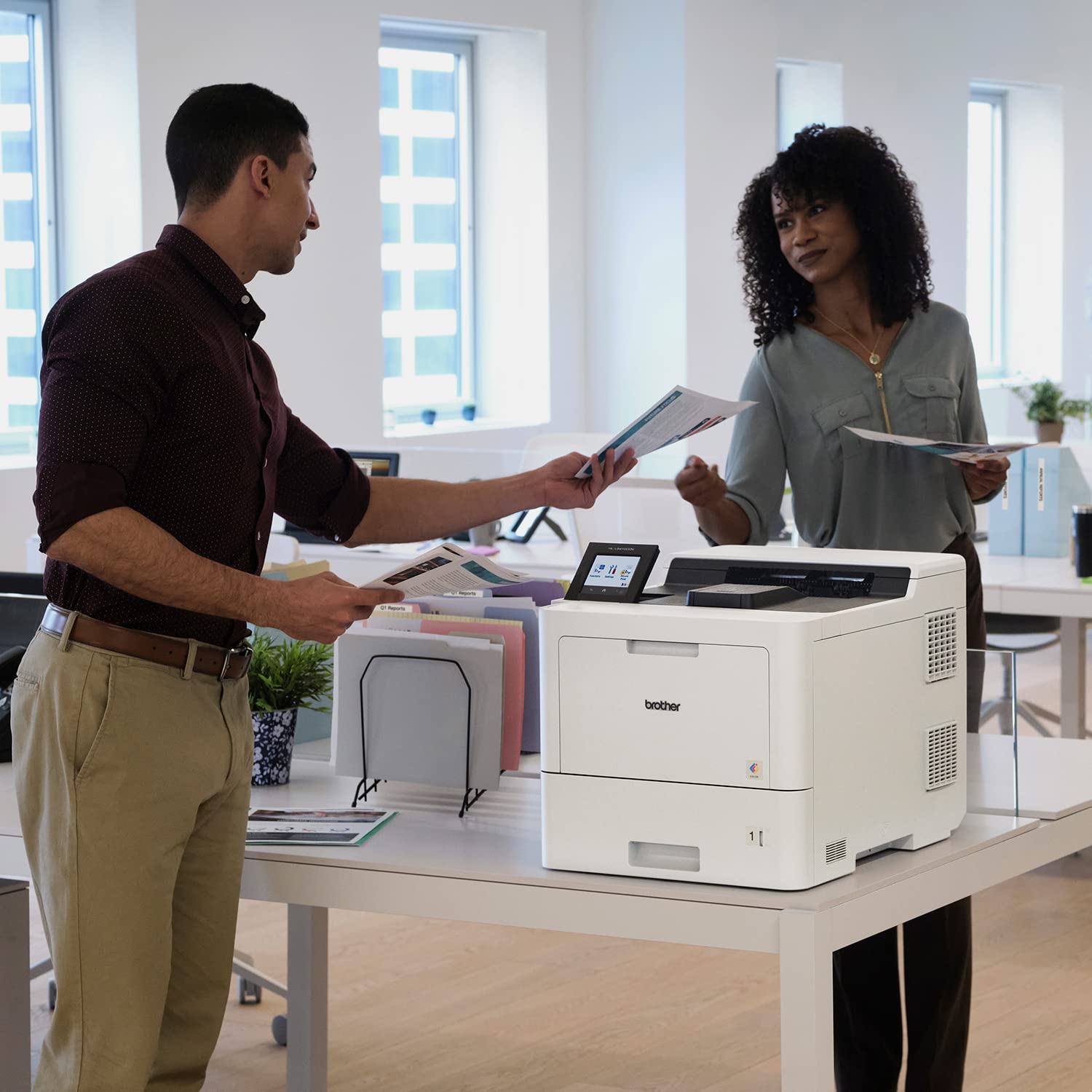 Brother HL‐L9410CDN Enterprise Color Laser Printer with Fast Printing, Large Paper Capacity, and Advanced Security Features - Image 4