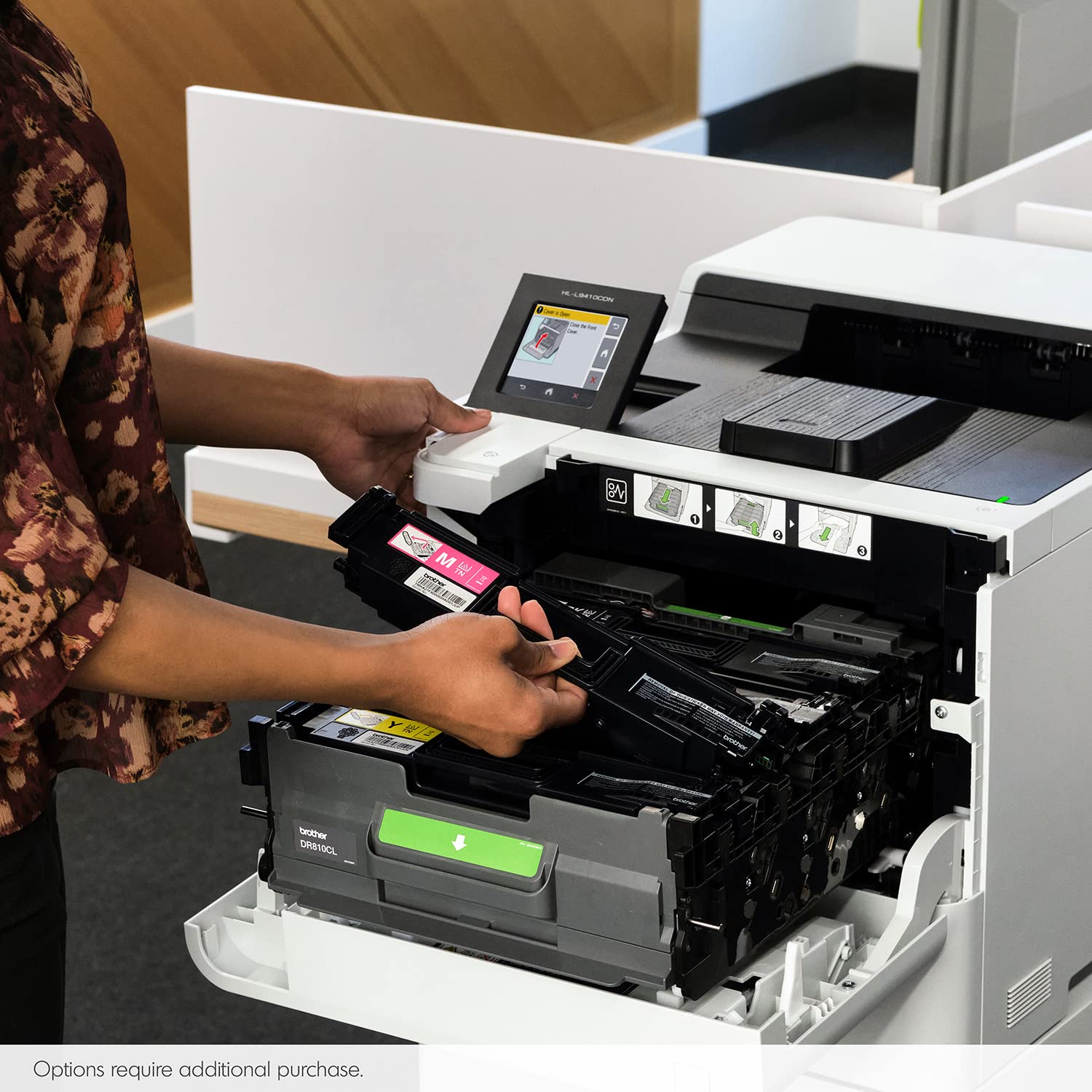 Brother HL‐L9410CDN Enterprise Color Laser Printer with Fast Printing, Large Paper Capacity, and Advanced Security Features - Image 8