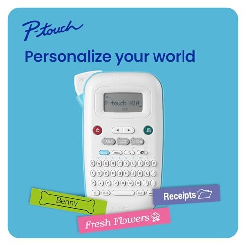 Brother P-Touch -N25BTV3 Personal Connected Label Maker, Bluetooth (Bundle), Design&Print2 app, Portable, Handheld, 3 Sample Label Tapes Included, Prints with Btag½â€ (12mm) Wide Tapes - Image 3