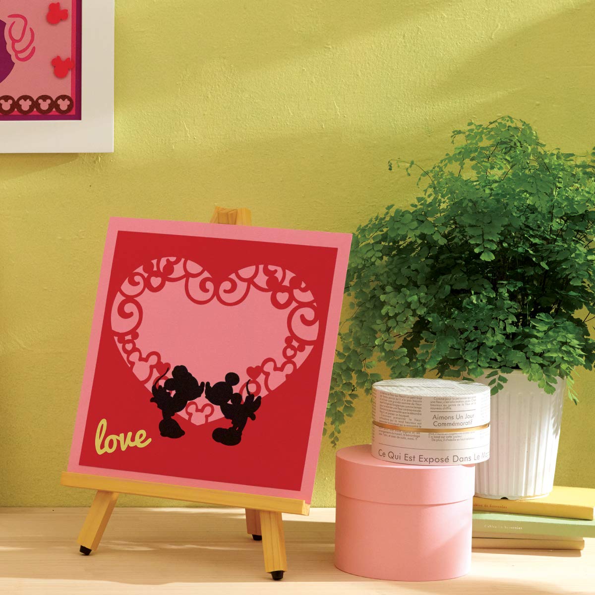 Brother ScanNCut Disney Pattern Collection 1 CADSNP01, Classic Mickey & Minnie Mouse, 26 Designs Disney Vinyl Decals, DIY Valentine's Cards, Appliques with Mickey Ears, Gloves, Hearts, Banners & More - Image 4