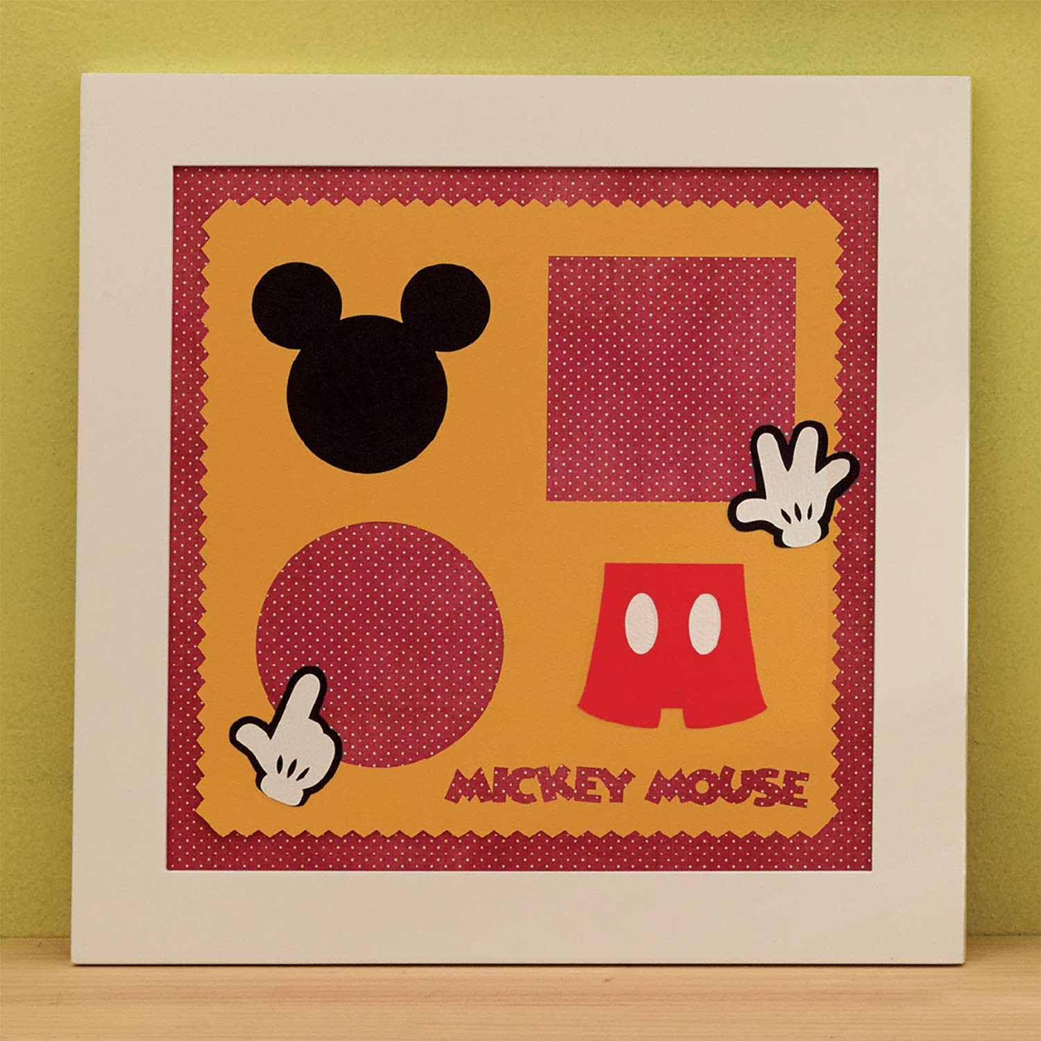 Brother ScanNCut Disney Pattern Collection 1 CADSNP01, Classic Mickey & Minnie Mouse, 26 Designs Disney Vinyl Decals, DIY Valentine's Cards, Appliques with Mickey Ears, Gloves, Hearts, Banners & More - Image 5